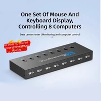 Hardrock Metal 2.0 KVM-Switch 8X1 Extender mit 4K60Hz, Privates Design, Maßgefertigt, FCC CE RHOS