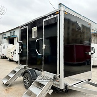 Toilettes mobiles écologiques et durables Goeasy avec revêtement antidérapant, salle de bain portable de luxe pour les événements en plein air