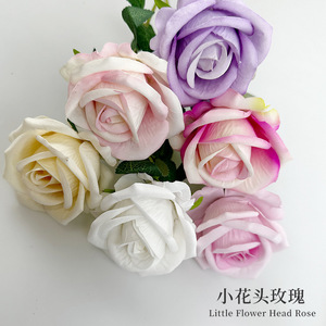 Roses artificielles en soie, fleurs de simulation de 50 cm de haut, décoration de mariage et de maison - Product Image 5