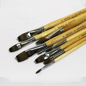 Forniture artistiche di vendita diretta <span class=keywords><strong>Set</strong></span> di <span class=keywords><strong>pennelli</strong></span> <span class=keywords><strong>per</strong></span> capelli donnola <span class=keywords><strong>pittura</strong></span> a <span class=keywords><strong>olio</strong></span> 6 pezzi/<span class=keywords><strong>set</strong></span> - Product Image 4