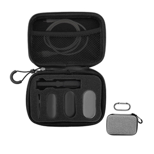 Étui de rangement de voyage portable et durable en EVA noir avec fermeture éclair pour accessoires électroniques, sac de rangement pour accessoires technologiques en PU, y compris la banque d'alimentation SD - Product Image 6