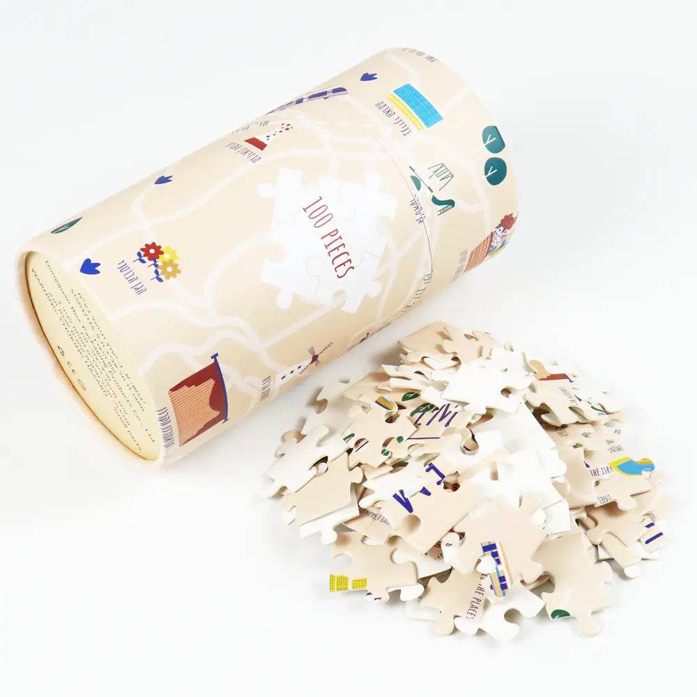 Goedkope Prijs Recyclebare Kartonnen Puzzel Kerst Custom Kids Legpuzzels 1000 Stukjes Volwassen