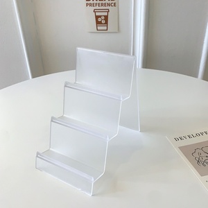 Trong suốt dày thân thiện với môi nhựa điện thoại Mặt nạ hiển thị đứng bán lẻ <span class=keywords><strong>Tabletop</strong></span> hiển thị truy cập Ví đứng thiết kế cho - Product Image 3