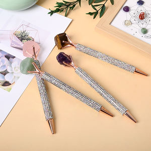 सजावट के लिए थोक उच्च गुणवत्ता वाली आत्मा क्रिस्टल कस्टम क्रिस्टल कच्चे पत्थर की कलम - Product Image 4