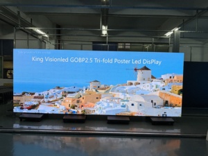 Pantalla LED Plegable de Tres Lados King VisionLed a Todo Color 4K P2.5, 3840Hz, 5 Años de Garantía, Pantalla Publicitaria Interior Portátil - Product Image 6