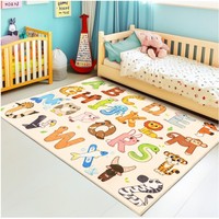 Tapis de sol de luxe au design moderne personnalisé, tapis décoratif durable, tapis imprimé pour enfants, tapis de jeu pour enfants