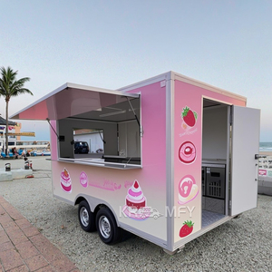 Carritos de Venta Móviles Personalizados, Remolques Rápidos para Camiones, Remolques para Venta de Comida Callejera, Remolques Móviles para Bebidas - Product Image 1