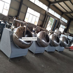 Máquina para hacer cacahuetes recubiertos de harina, línea de procesamiento de recubrimiento de nueces, recubierta de piel de pescado, máquina para asar cacahuetes, bandeja de recubrimiento de Chocolate - Product Image 4