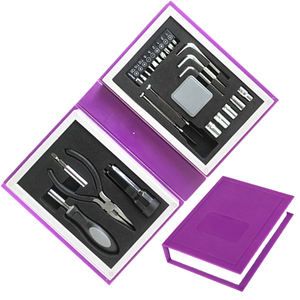 ชุดเครื่องมือเครื่องมือซ่อมแซมบ้านรูปหนังสือของขวัญสุดสร้างสรรค์ใหม่ - Product Image 6