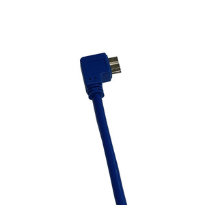 Cable de datos USB 3.0 de ángulo recto, transmisión de alta velocidad de A a Micro B para disco duro externo - Product Image 4