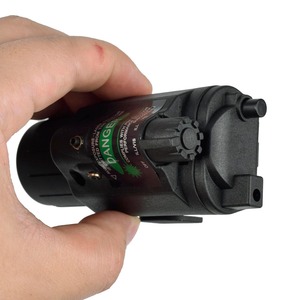 Compact Multi-Function Flashlight, Black Plastic Combo <b>Light</b> with Green Dot and <b>Remote</b> Pressure <b>Switch</b> for Outdoor Use - Product Image 5