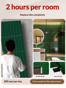 Paneles Decorativos de Pared de Piedra SPC, Resistentes al Agua, para Baños de Hoteles, Paredes de Inodoros, Revestimiento Comercial - Product Image 4