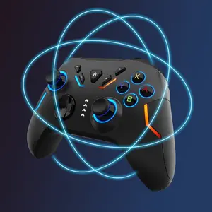 Vara de jogo sem fio Joypad 2.4GHz com fio personalizado para PC e Android