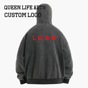 <span class=keywords><strong>Felpa</strong></span> con passamontagna con cappuccio in cotone 2025 con Logo personalizzato di fabbrica con Zip intera vestiti di Balaklava incappucciati - Product Image 6