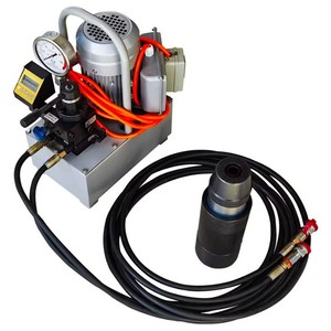 Máquina Eléctrica Tensora de Anclajes, 5000 lb de Capacidad, Sistema Métrico, Construcción de Acero, Junta de Pernos para Anclaje en Pendientes - Product Image 3
