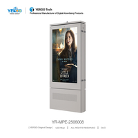Pantalla LED Digital Interactiva para Exteriores, Mupi Digital para Escaparates, Publicidad Exterior, Pantallas Mupi