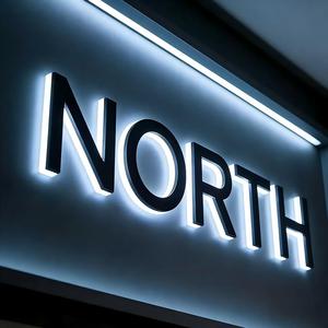 ตัวอักษรอะคริลิคและสแตนเลสแบบกำหนดเอง พร้อมไฟ LED 3 มิติ แสงสีขาวอบอุ่น 2700K ติดตั้งง่ายสำหรับป้ายธุรกิจ - Product Image 3