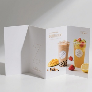 Richful Custom Printing Digital Printing Film Lamination Cardboard MOQ 500pcs Booklet Flyers Trifold <b>Leaflet</b> Brochure Printing - Product Image 1