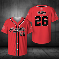 Maßgeschneidertes Baseball-Trikot Personalisierter Teamname und -nummer mit Stickerei und 3D-Druckoptionen für Herren-Profi-Sportuniform