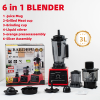 Nouveau style Cuisine 9500W 2.5L 3L Comptoir Table Professionnelle Mélangeur Commercial Robuste 3 en 1 6 en 1 Mélangeur
