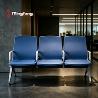 Banc d'attente modulaire en métal durable de haute qualité avec prise de charge USB, 2 à 5 places, pour lieux publics, centres commerciaux, aéroports, hôpitaux
