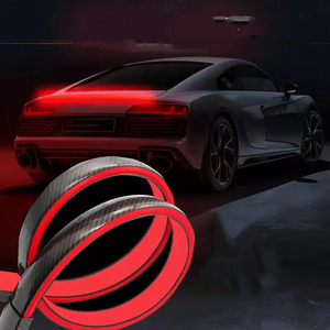 Feu Stop Arrière Universel pour Voiture - Bande LED Rouge à Fibre Optique, Lampe Spoiler, Décoration Automobile - Product Image 1