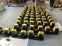 Vente en gros 24kg 40kg Ensembles d'haltères ajustables Poids réglable pour équipement de gymnastique Fitness