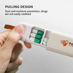 Wholesale <b>7</b> Days Fashion Portable Nordic Style Pill Box <b>Tablet</b> Pillbox Dispenser Medicine Boxes 3 Grids Dispensing Storage Kit - Product Image 5