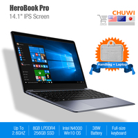 CHUWI — pc portable 8 go LPDDR4 + 256 go, ordinateur à double objectif, utilisation sur écran de dubaï, dernière version