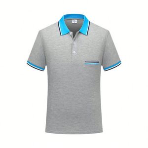 เสื้อโปโลชายแบบใหม่ ลายปักกวาง ผ้าฝ้าย แขนสั้น สไตล์ลำลอง - Product Image 1