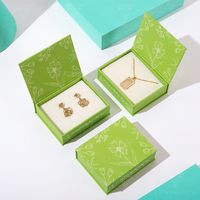 Boîte à bijoux LIONWRAPACK personnalisée, écologique, réutilisable, de luxe, pour boucles d'oreilles, colliers et bagues, avec fermeture magnétique