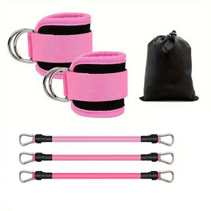 <span class=keywords><strong>Banda</strong></span> de Resistencia con Clip para Tobillo Unisex, Equipo de Fitness Portátil para Ejercicios de Piernas y Glúteos, Entrenamiento para Moldear Piernas - Product Image 6
