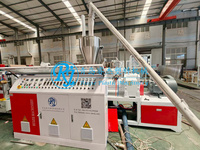 SPC/PVC/WPC/ Wall Panel/Skirting/Edge Banding Making Machine PVC Soffit Panel Production Line Trim Extrusion Mschine