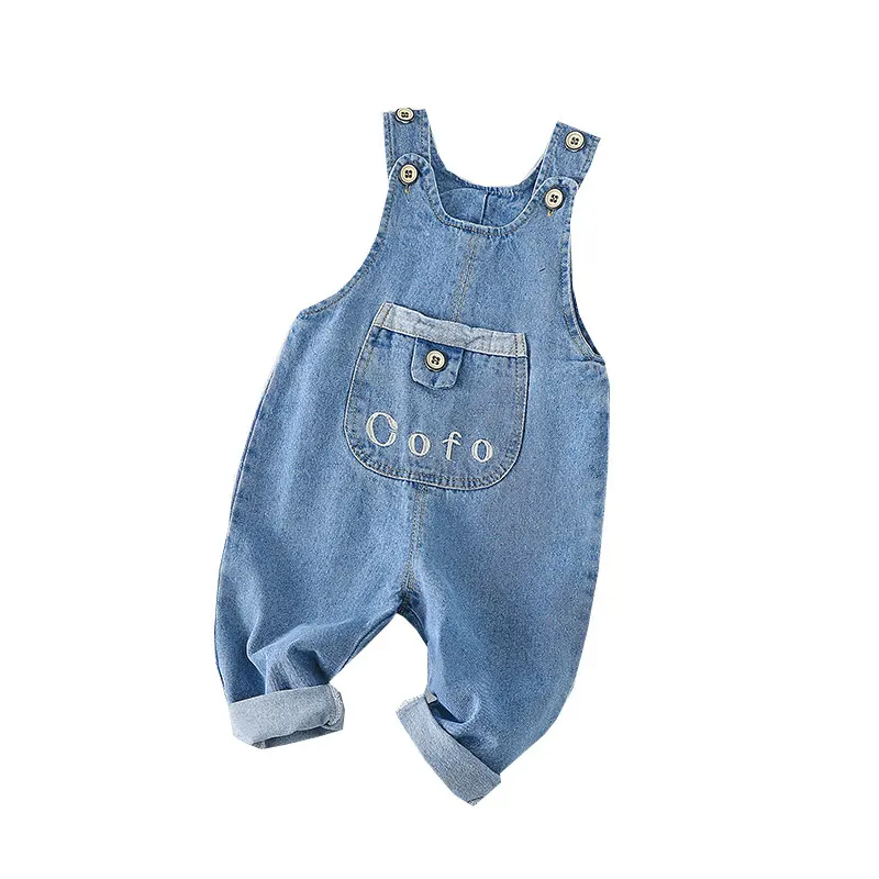 Toddler Overalls Baby Dungarees Kids Boys Jeans Jumpsuit Clothes Clothing Infant Trousers Rompers Denim Pants