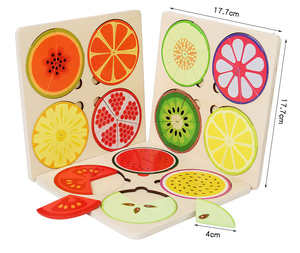 Prodotti di Punta: Puzzle 3D in Legno a Forma di Frutta per Bambini, Gioco Educativo per l'Apprendimento, Regalo per Bambini Piccoli - Product Image 6