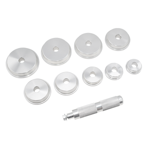 Kit d'outils d'installation de roulements de voiture Peilin 10 pièces : Outil de pressage pour bague extérieure de roulement, joint d'étanchéité et manchon en caoutchouc - Product Image 1