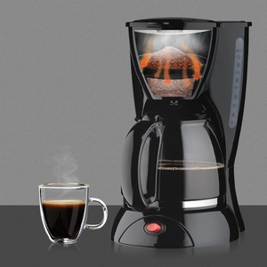 Cafetera de goteo de bajo consumo con filtro permanente tipo cono y palanca para cápsulas de café - Product Image 3