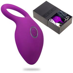 Anillo de silicona para pene para hombre Gay, vibrador ajustable de gran tamaño con Usb - Product Image 1