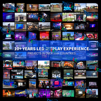 Écran LED P2.6 P2.9 P3.91 P4.81 pour concerts et publicité, installation facile, mur vidéo HD à louer, affichage LED extérieur