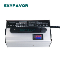 Chargeur de batterie personnalisé série 900W 24V 25A 36V 20A 48V 15A 60V 12A 72V 10A 84V 8A 96V 6A avec affichage de la tension et du courant