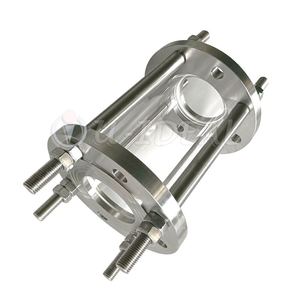 Duurzaam Full View Zicht Glas Zorgt Voor Een Duidelijke Visuele Inspectie Van De Vloeistofstroom Zwaar Dubbel Raam Zichtglas - Product Image 3