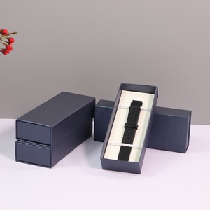 Boîte d'emballage de <span class=keywords><strong>montre</strong></span> en carton écologique rectangulaire de luxe pour hommes et femmes, personnalisée en gros, bon marché - Product Image 5