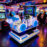 Simulateur de combat aérien à monnayeur, jeu d'arcade de course, en promotion, mode solo et double joueur, 25 niveaux, pour centres de divertissement et centres commerciaux, OEM
