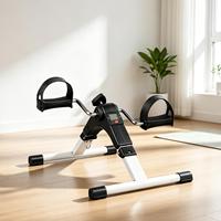 Mini vélo à pédales pliable, appareil d'exercice écologique pour les bras et les jambes, utilisation à domicile ou en voyage