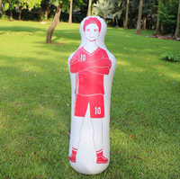 Gonflable pvc football mannequin de formation de football football mannequin gonflable gardien de but mannequin de formation