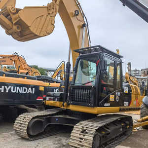 Excavadora Caterpillar 320D, excavadora de Construcción media japonesa original, maquinaria CAT320D2, excavadora usada, 20T Caterpillar, barata - Product Image 2