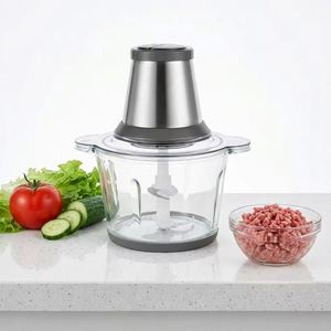 Picadora de Carne Eléctrica de Vidrio de 3 L de Buena Calidad, Fácil de Limpiar, 2 Velocidades, para Uso Doméstico y en Restaurantes, Preparación de Albóndigas - Product Image 6