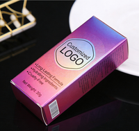 Kits de beauté abonnements en boîte rigide polyvalente avec bande déchirable, en carton ondulé recyclable, impression vibrante, pour poudre libre cosmétique visage