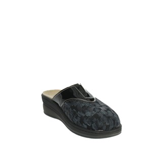 Soffice inverno carino per pantofole MZ4202 gomma nera con fodera in PVC antiscivolo leggera suola EVA suola in lana stampata - Product Image 5