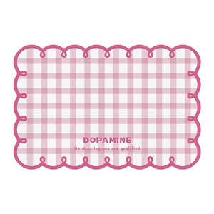 Tapete de Drenaje Rectangular con Diseño de Cuadros Dopamine, Antideslizante, de Secado Rápido, Protector para Encimeras de Cocina - Product Image 1